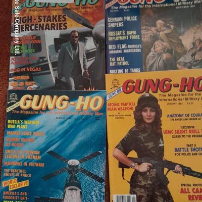 Back issue Magazines - GUNG HO Military -10 MAGAZINES