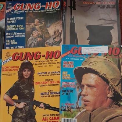 Back issue Magazines - GUNG HO Military -10 MAGAZINES