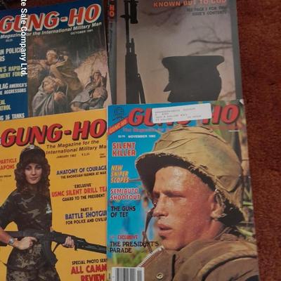 Back issue Magazines - GUNG HO Military -10 MAGAZINES