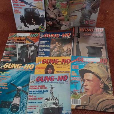 Back issue Magazines - GUNG HO Military -10 MAGAZINES