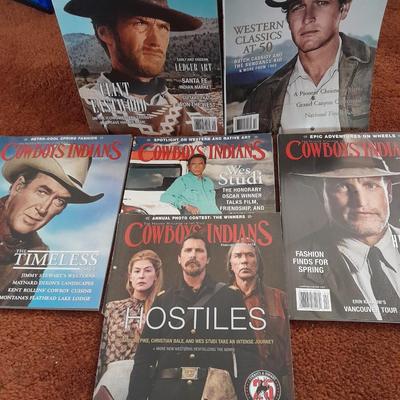 Back issue Magazines - COWBOYS AND INDIANS - 6 magazines