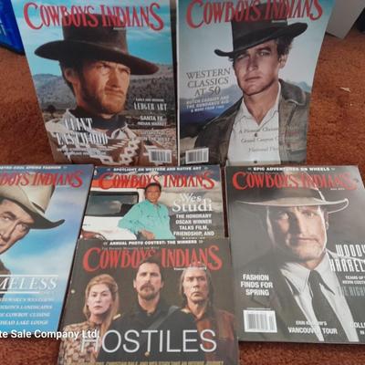Back issue Magazines - COWBOYS AND INDIANS - 6 magazines