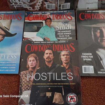 Back issue Magazines - COWBOYS AND INDIANS - 6 magazines