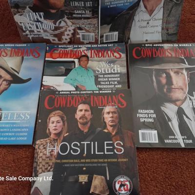 Back issue Magazines - COWBOYS AND INDIANS - 6 magazines