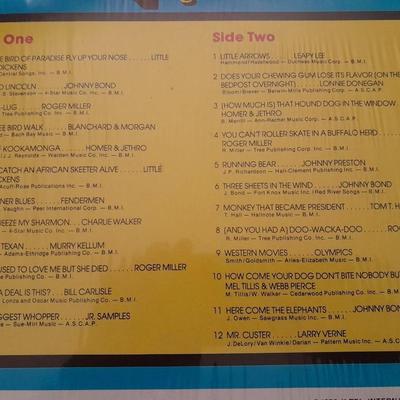 4 LP Albums - Swiss Folk Music - Kooky Tunes - The great days of steam - and Unique