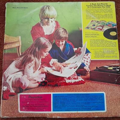 Vintage 1971 Pinocchio - Children's LP Album