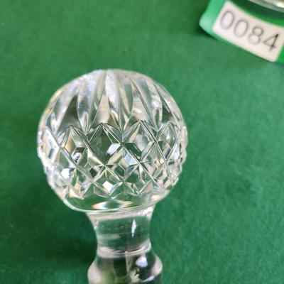 Waterford Crystal Glass Ships Decanter w Stopper