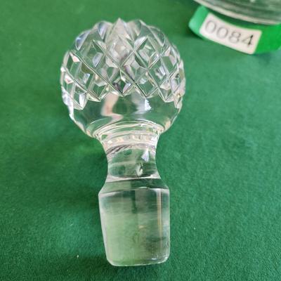 Waterford Crystal Glass Ships Decanter w Stopper
