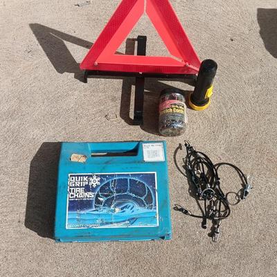 Automotive - snow chains - Safety yield - stretch / bungee cords