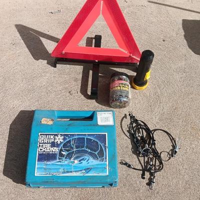Automotive - snow chains - Safety yield - stretch / bungee cords