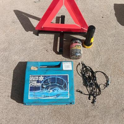 Automotive - snow chains - Safety yield - stretch / bungee cords