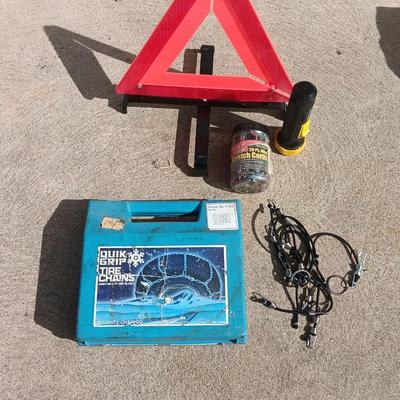 Automotive - snow chains - Safety yield - stretch / bungee cords