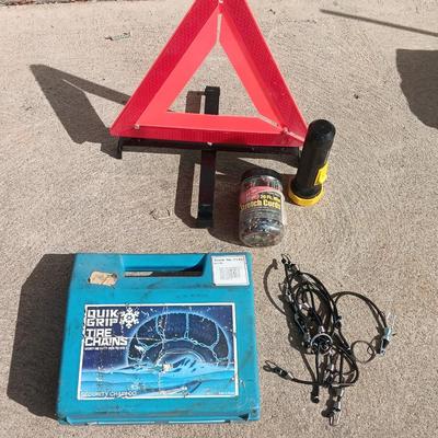 Automotive - snow chains - Safety yield - stretch / bungee cords