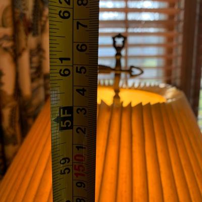 Floor lamp with built in glass table combination,