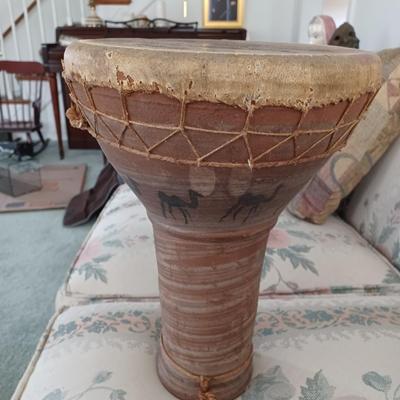 pottery drum