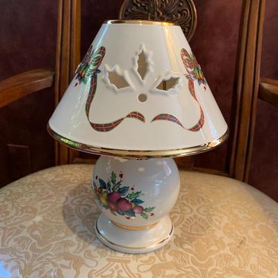 Lenox Holiday Tartan Candle Lamp