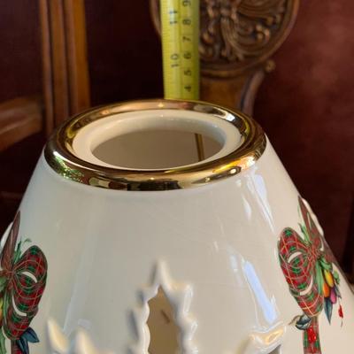 Lenox Holiday Tartan Candle Lamp
