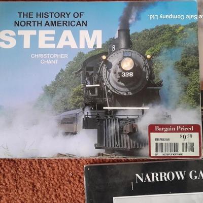 Four Railroad books - Steam Power - Lost railway Journey's - Narrow Gauge and more