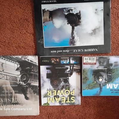 Four Railroad books - Steam Power - Lost railway Journey's - Narrow Gauge and more