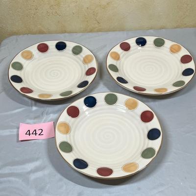 Pier 1 3 dinner plates
