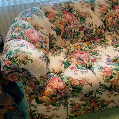 Buatta Style Cottage Core Floral chintz sofa