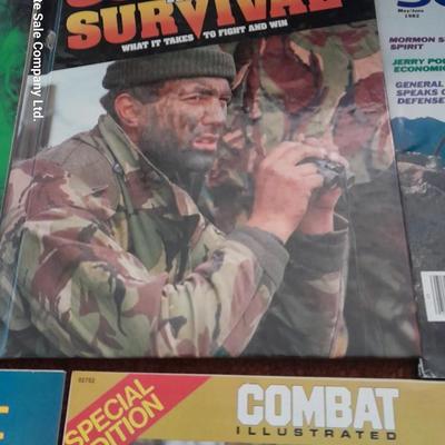 Back Issue magazines - Survival - Survive - Backpacker Combat and Survival book