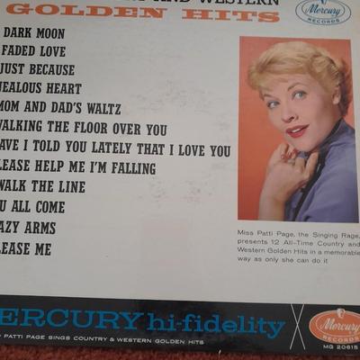 LP Albums - Doris Day - Patti Page - Roger Miller - Jimmy Dean Records