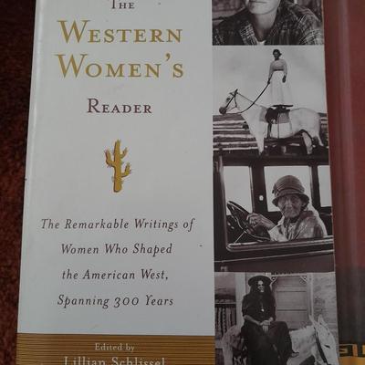 Three books Wisdom of Native Americans, The western Woman's reader and A lady's life in the Rocky Mountains