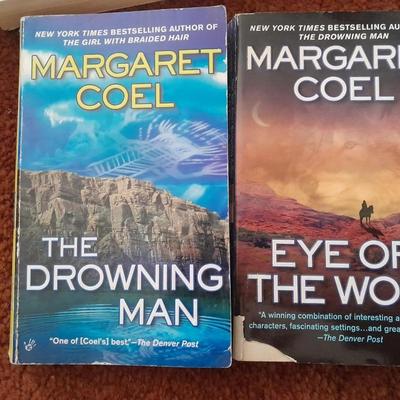 Variety of mostly romance books - Margaret Coel - Nora Roberts - Eve Silver and more