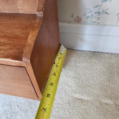 Solid Wood Hanging Shelf w Drawer