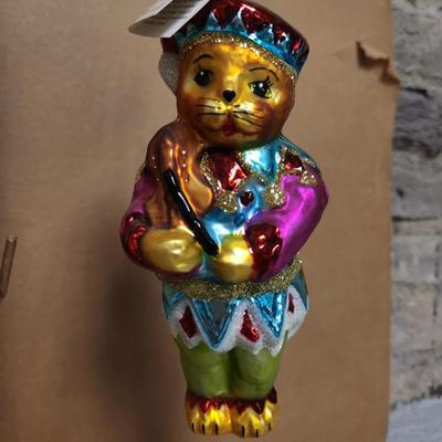 Radko Cat Jester ornament