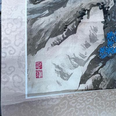 Hand Painted Japanese, Wild Horse Scrolls - Pair 