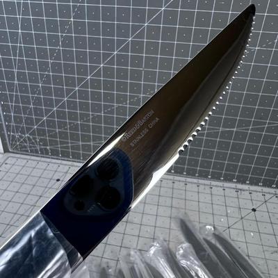 Reed & Barton (12) Steak Knives NEW never Used. La Bella Pattern