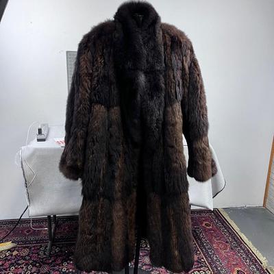 Full Length Rabbit Coat ESCADA by Margretha Ley Sz. 36