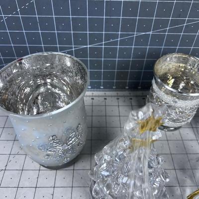 Glassy Items, Pretty! (5) Pieces