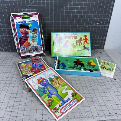 Children's Toys Fuzzy Felt and See & Sew