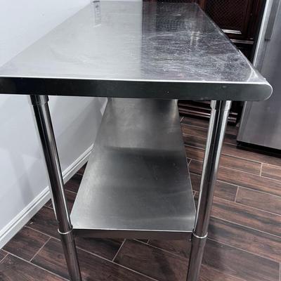 Stainless Prep Table 