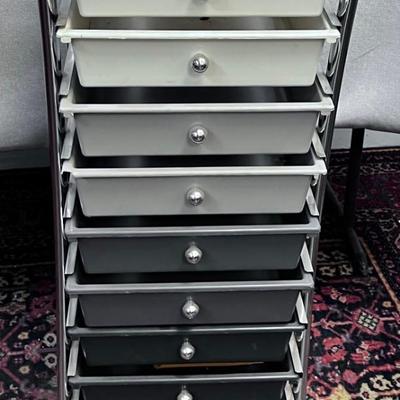 Crafting / Scrapbooking Drawer Bin on wheels