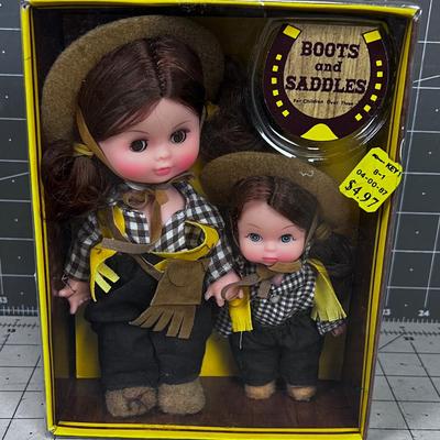Boots & Saddle Doll Set NEW in the Box Circa 1970's 