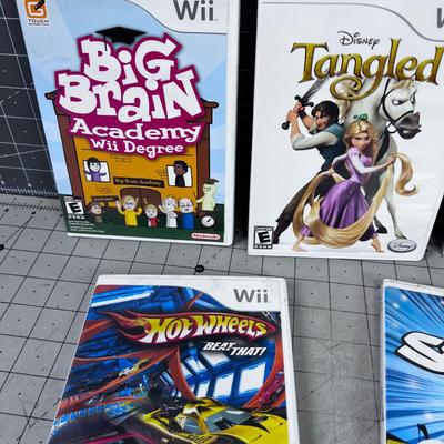 Wii  Games - Shrek, Hot Wheels,  (5) 