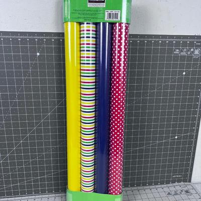 4 Rolls of NEW Gift Wrap DOUBLE SIZED! Kirkland Nice