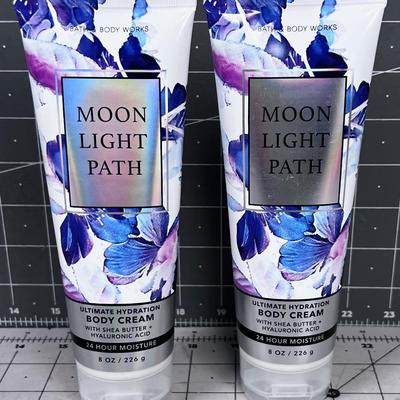BATH & BODY WORKS "Moon Light Path" NEW (2) Body Cream
