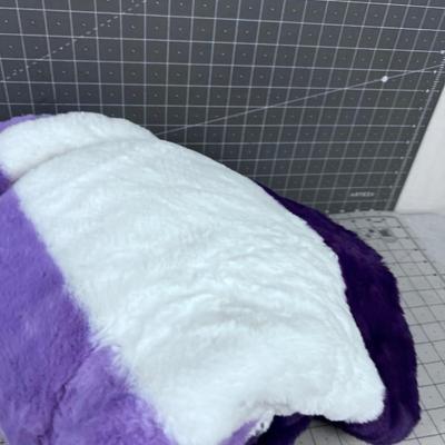 A REAL NEW MINKY! Purple & White
