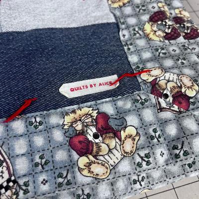 Cute LEVI Patchwork Throw