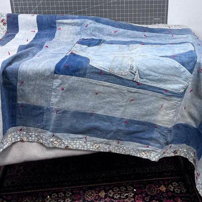 Cute LEVI Patchwork Throw