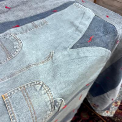 Cute LEVI Patchwork Throw