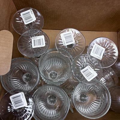 15 LIBBY Goblets, Water Goblets NEW Radiant Pattern/ Style