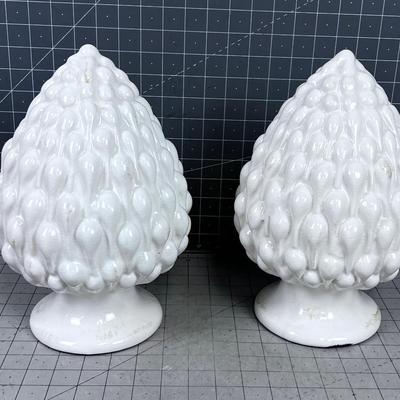 Artichoke FINIALS Decorative