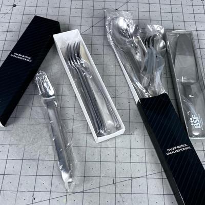 Vintage  Mid Century Design BSF Stainless Utensils 