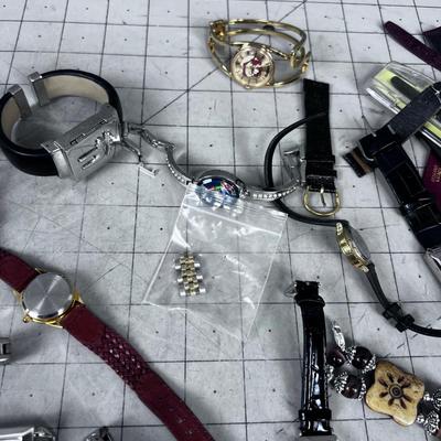 Large Lot of Mostly Ladies Watches 